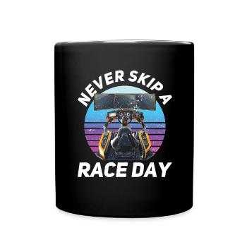 Simulator Cockpit Esports Sim Racing - Tasse einfarbig - Schwarz - Vorne