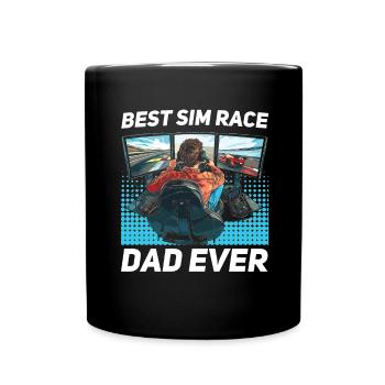 Simulator Cockpit Esports Sim Racing - Tasse einfarbig - Schwarz - Vorne