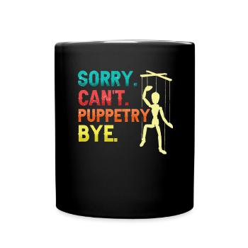 Puppeteer, puppeteer - Full Colour Mug - black - Front