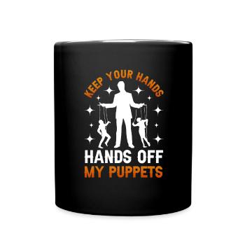 Puppeteer, puppeteer - Full Colour Mug - black - Front