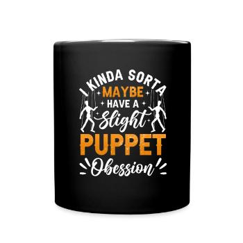 Puppeteer, puppeteer - Full Colour Mug - black - Front
