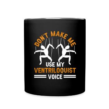 Puppeteer, puppeteer - Full Colour Mug - black - Front