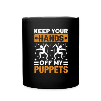 Puppeteer, puppeteer - Full Colour Mug - black - Front