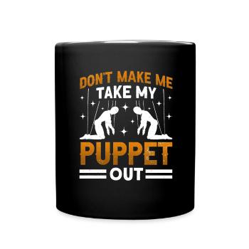 Puppeteer, puppeteer - Full Colour Mug - black - Front