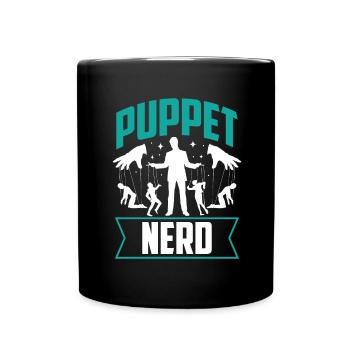 Puppeteer, puppeteer - Full Colour Mug - black - Front