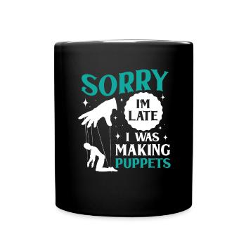 Puppeteer, puppeteer - Full Colour Mug - black - Front