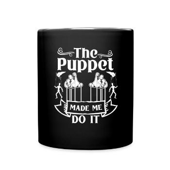 Puppeteer, puppeteer - Full Colour Mug - black - Front