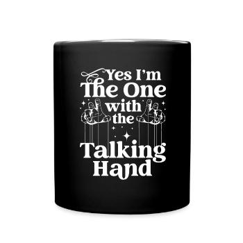 Puppeteer, puppeteer - Full Colour Mug - black - Front