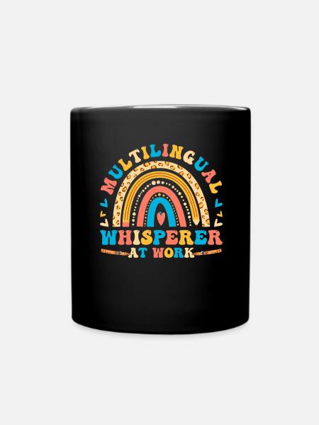 Englischlehrer Englischlerner ELL-Lehrer - Tasse einfarbig - Schwarz
