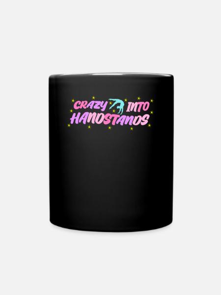 Gymnastics Gymnast Handstands Handstand - Tasse einfarbig - Schwarz