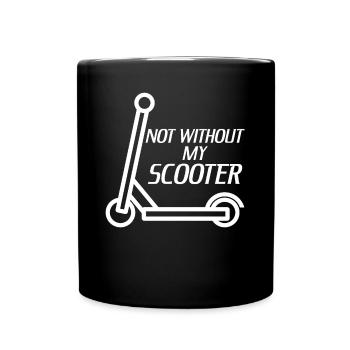 Kick Scooter Rider - Full Colour Mug - black - Front
