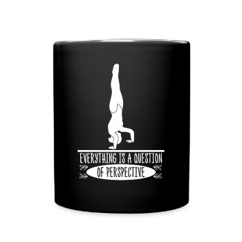 Gymnast Handstand Gymnastics Handstands - Tasse einfarbig - Schwarz - Vorne