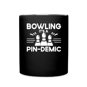 Bowling : C’est une aiguille de bowling pour femmes - Mug uni - noir - Devant