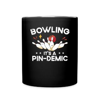 Bowling : C’est une aiguille de bowling pour femmes - Mug uni - noir - Devant