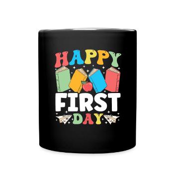 English Teacher English Learner ELL Teacher - Full Colour Mug - black - Front