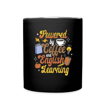 Englischlehrer Englischlerner ELL-Lehrer - Tasse einfarbig - Schwarz - Vorne