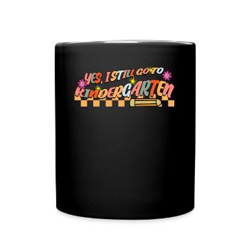 Nursery School Kindergarten - Full Colour Mug - black - Front
