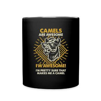 Camels Are Great - Mama Dad - Full Colour Mug - black - Front