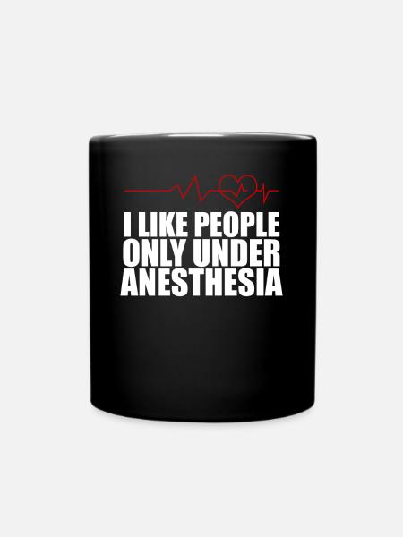 Médecin Hôpital Infirmière Anesthésiste - Mug uni - noir