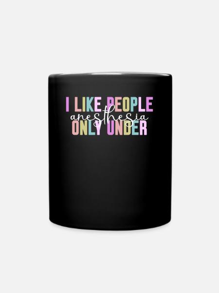 Médecin anesthésiste, Infirmière hospitalière - Mug uni - noir