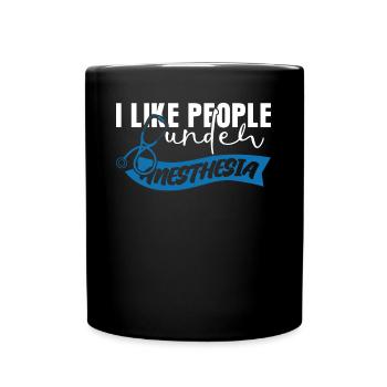 Infirmière Anesthésiste Médecin Hôpital - Mug uni - noir - Devant