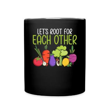 Encourageons-nous les uns les autres jardinier jardinage - Mug uni - noir - Devant