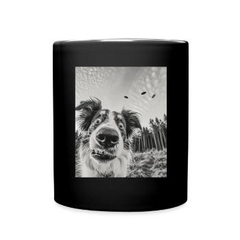 aDog - Berger australien extraterrestre OVNI - Mug uni - noir - Devant