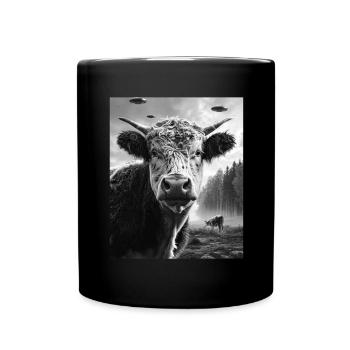 aKuh - Alien Selfie Galloway UFO - Full Colour Mug - black - Front