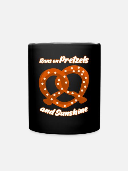 Pretzel - Tasse einfarbig - Schwarz