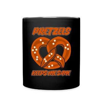 Pretzel Bakery Pretzels - Tasse einfarbig - Schwarz - Vorne