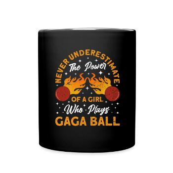Ballon Dodgeball Hexagon Pit Sports Gaga - Mug uni - noir - Devant