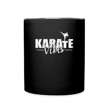 Ambiance de karaté - Mug uni - noir - Devant