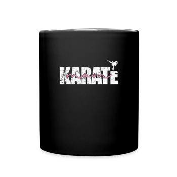 Karaté Maman - Mug uni - noir - Devant