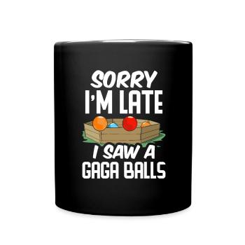 Dodgeball Hexagone Pit Sports Gaga Ball - Mug uni - noir - Devant
