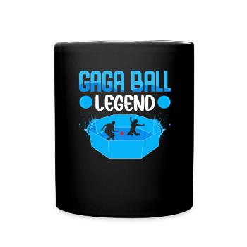 Ballon Dodgeball Hexagon Pit Sports Gaga - Mug uni - noir - Devant