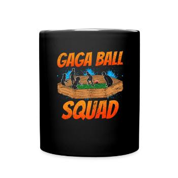 Dodgeball Hexagone Pit Sports Gaga Ball - Mug uni - noir - Devant
