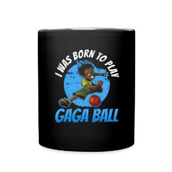 Dodgeball Hexagone Pit Sports Gaga Ball - Mug uni - noir - Devant