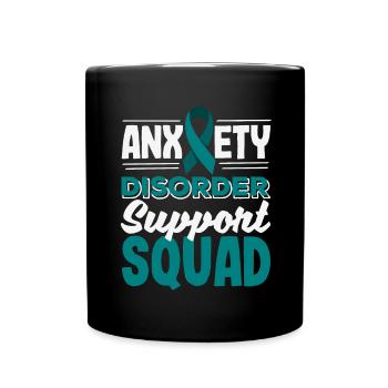 Sarcelle d’hiver SSPT Stress Trouble anxieux - Mug uni - noir - Devant