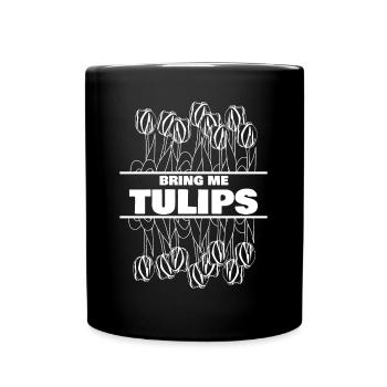 Tulips Flowers Flower Garden Tulip - Full Colour Mug - black - Front