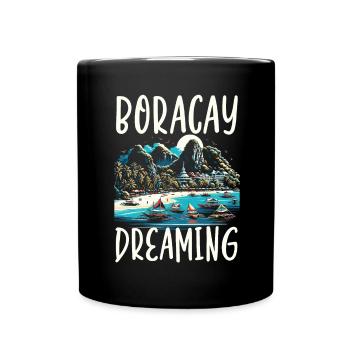 Boracay Philippines Vacances d’été Boaracay Beach - Mug uni - noir - Devant