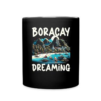 Boracay Philippines Vacances d’été Boaracay Beach - Mug uni - noir - Devant