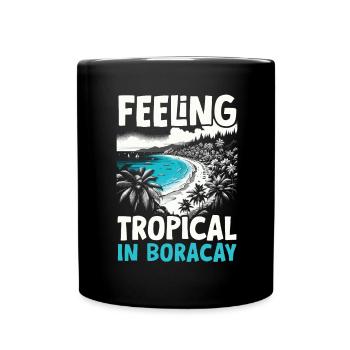 Boracay Philippines Vacances d’été Boaracay Beach - Mug uni - noir - Devant