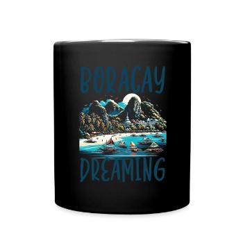 Boracay Philippines Vacances d’été Boaracay Beach - Mug uni - noir - Devant