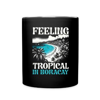 Boracay Philippines Vacances d’été Boaracay Beach - Mug uni - noir - Devant