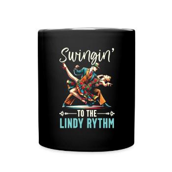Danseur de Lindy Hop Danse Swing Danse - Mug uni - noir - Devant