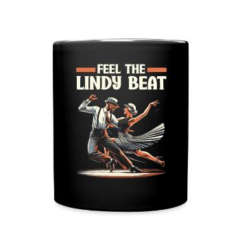 Danseur de Lindy Hop Danse Swing Danse - Mug uni - noir - Devant