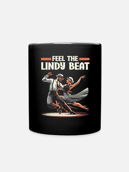 Danseur de Lindy Hop Danse Swing Danse - Mug uni - noir