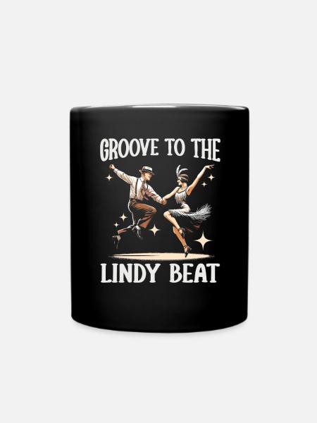 Danseur de Lindy Hop Danse Swing Danse - Mug uni - noir