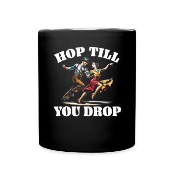 Danseur de Lindy Hop Danse Swing Danse - Mug uni - noir - Devant