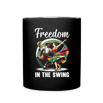 Danseur de Lindy Hop Danse Swing Danse - Mug uni - noir - Devant